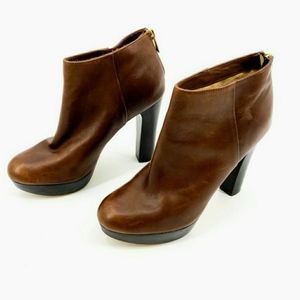 Michael Kors Brown Heeled Booties 9